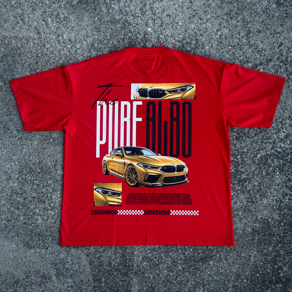 Streetwear Pure-Albo Dark Red Shirt Unisex