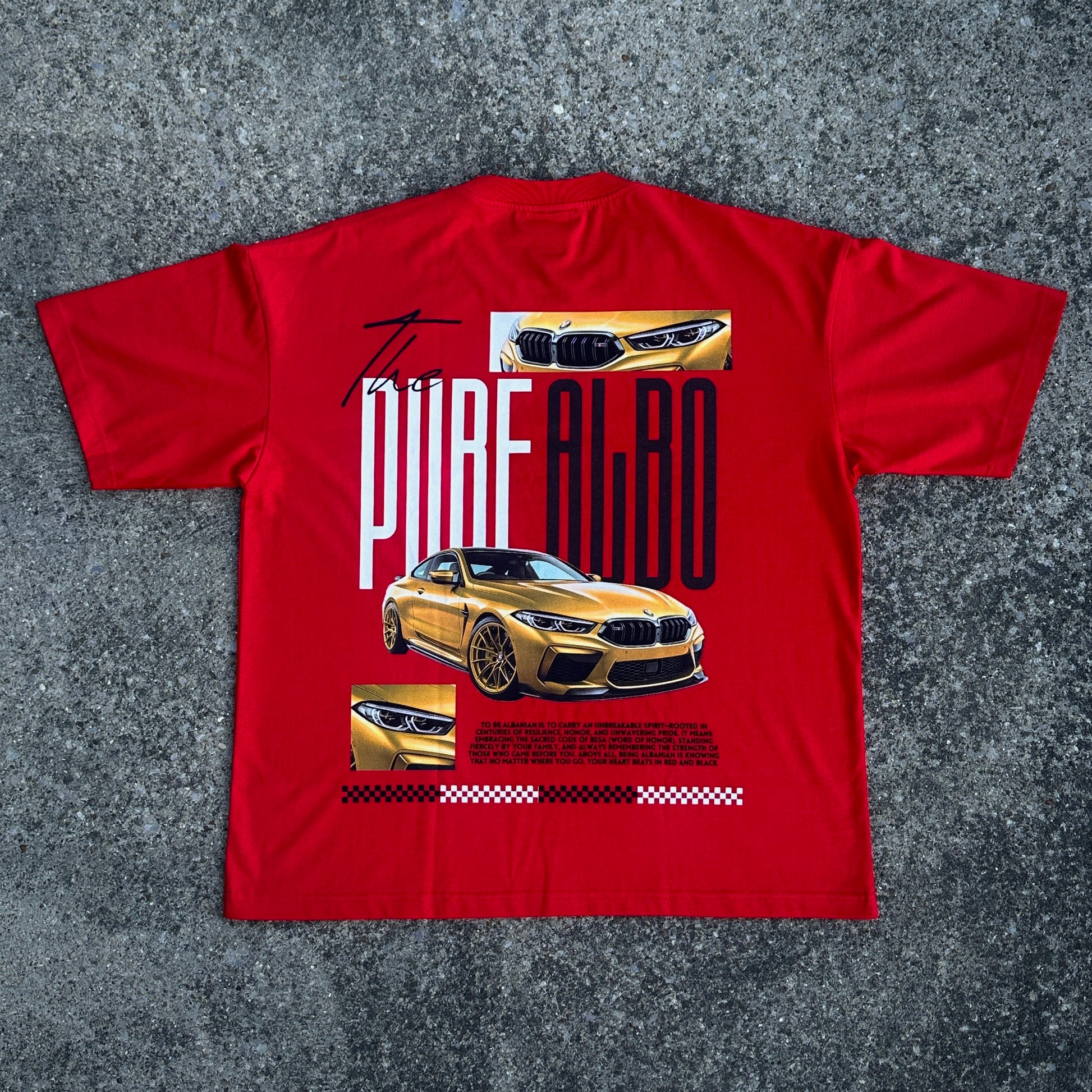 Streetwear Pure-Albo Dark Red Shirt Unisex