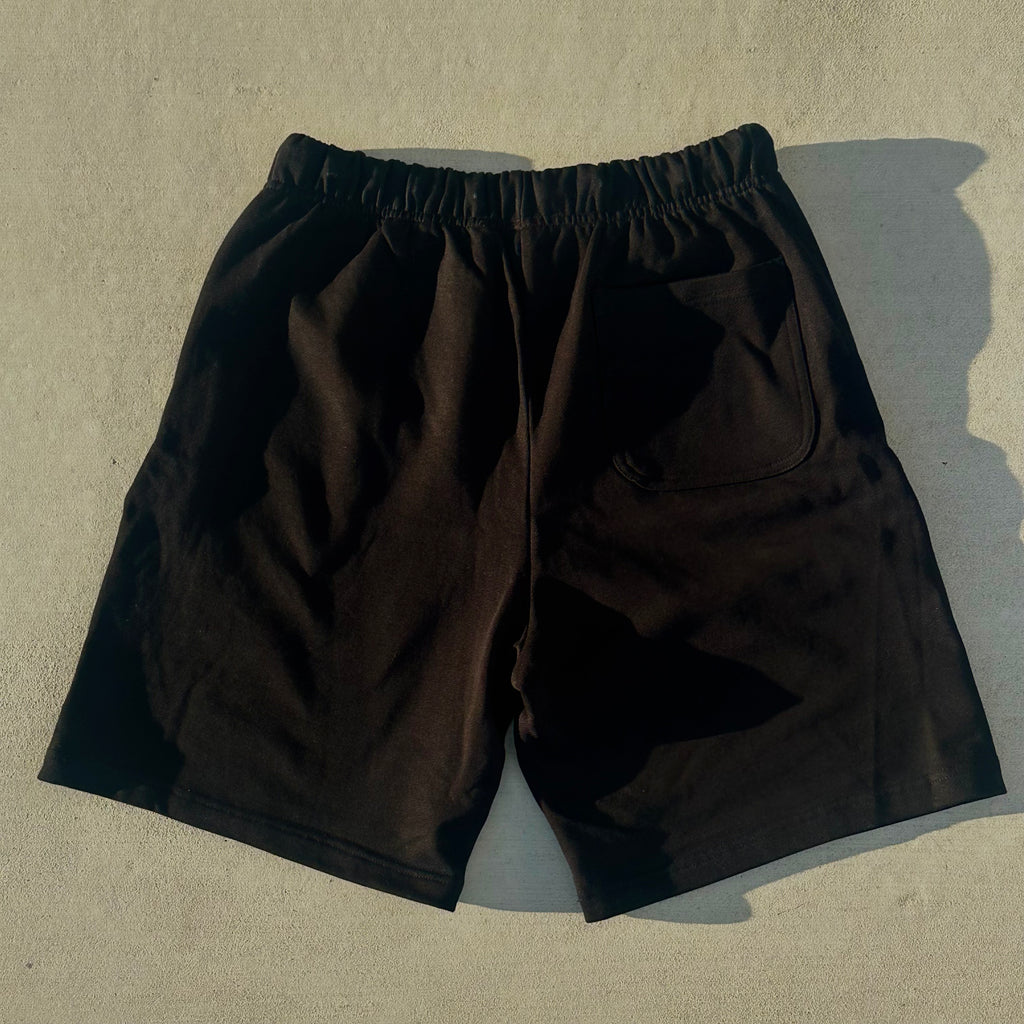 Streetwear Pure-Albo Black Sweat Shorts Unisex