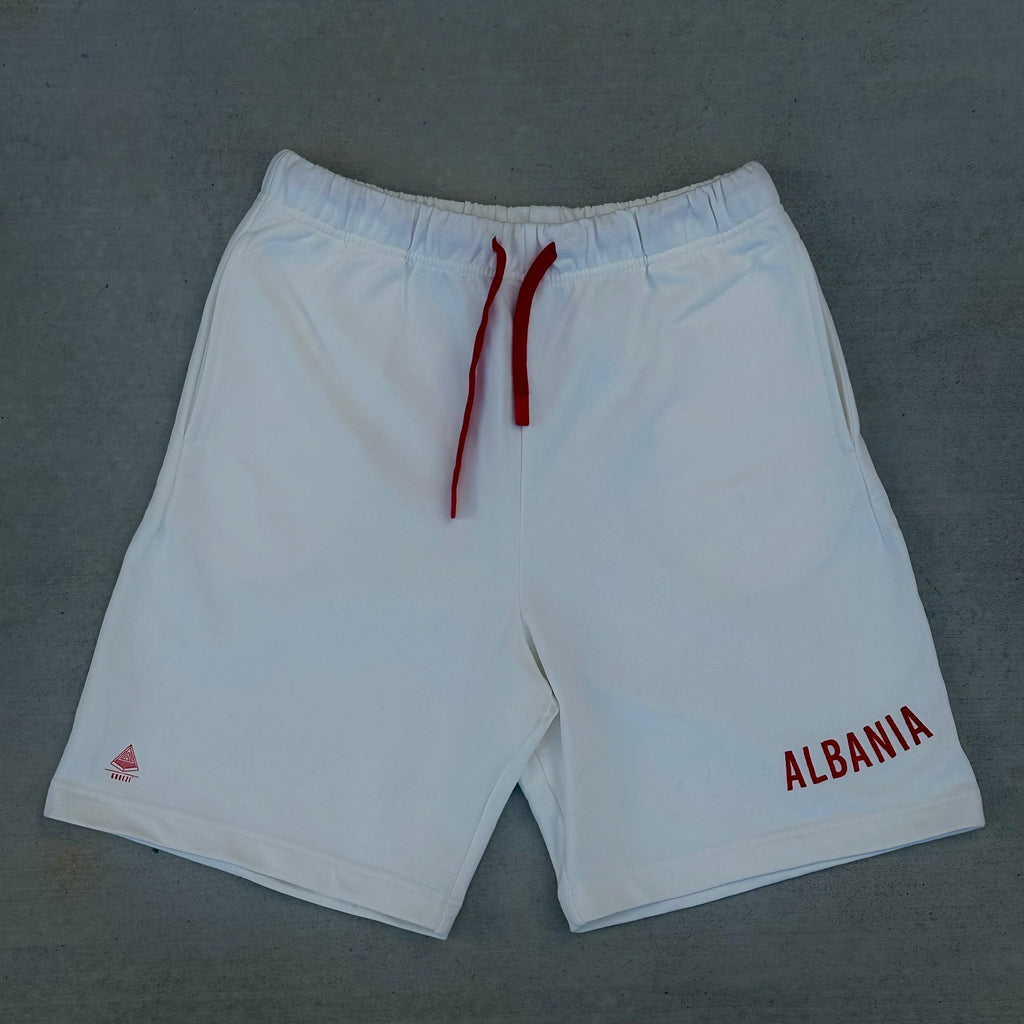 Streetwear Pure-Albo White Sweat Shorts Unisex