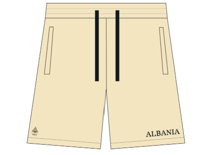 Streetwear Pure-Albo Beige Sweat Shorts Unisex