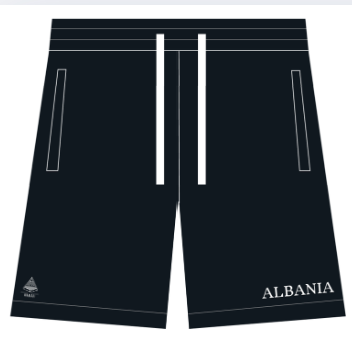 Streetwear Pure-Albo Black Sweat Shorts Unisex
