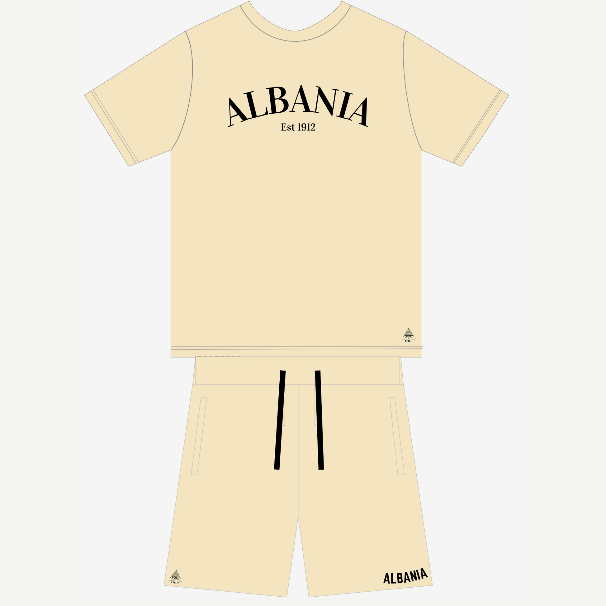 Streetwear Pure-Albo Desert Sand Set Unisex