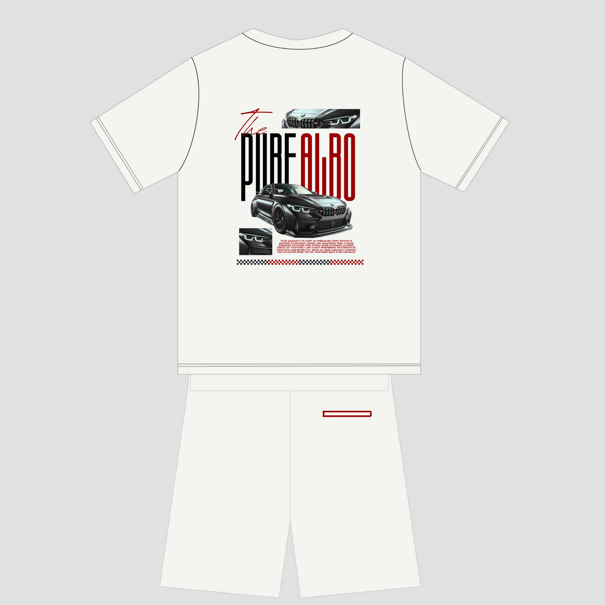 Streetwear Pure-Albo White Set Unisex